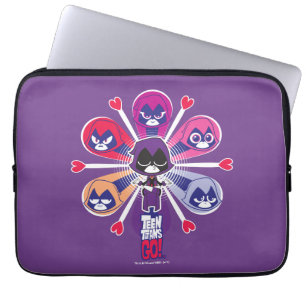Teen Titans Go! Raven's Emoticlones Laptop Sleeve