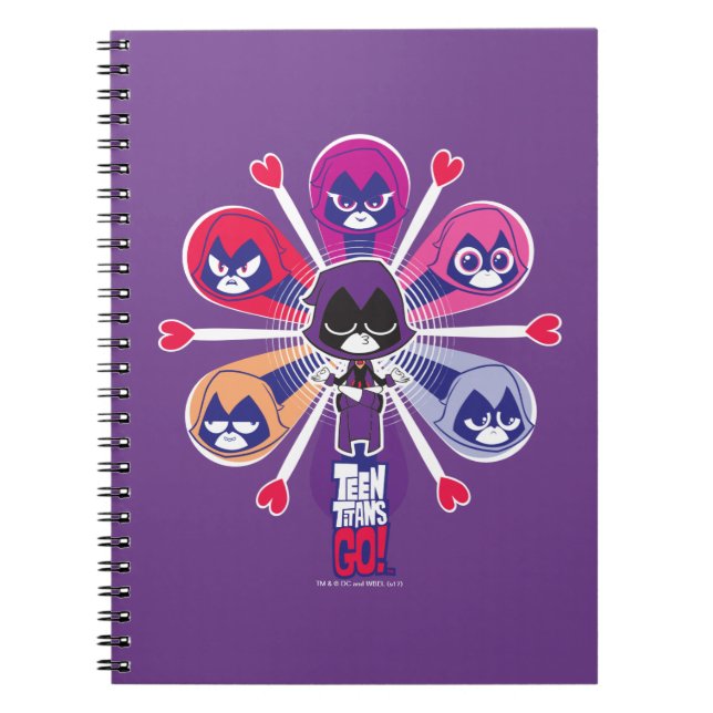 Teen Titans Go! | Raven's Emoticlones Notebook (Front)