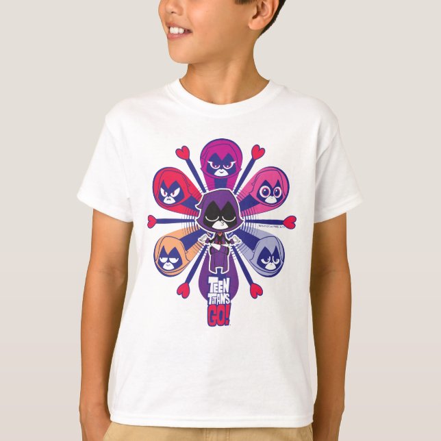 Teen Titans Go! | Raven's Emoticlones T-Shirt (Front)