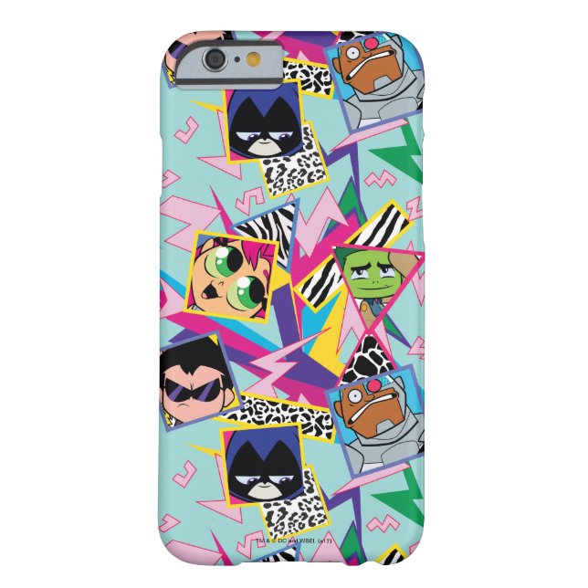 Teen Titans Go! | Retro 90's Group Collage Case-Mate iPhone Case (Back)