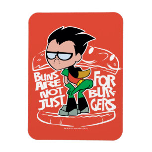 Teen Titans Go!   Robin Booty Scooty Buns Magnet