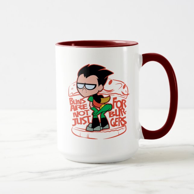 Teen Titans Go! | Robin Booty Scooty Buns Mug (Right)