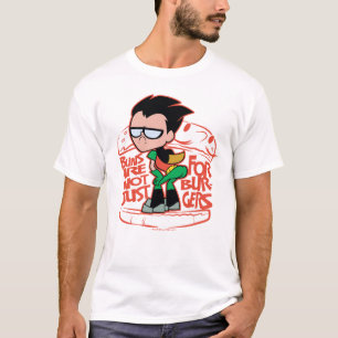 Teen Titans Go!   Robin Booty Scooty Buns T-Shirt