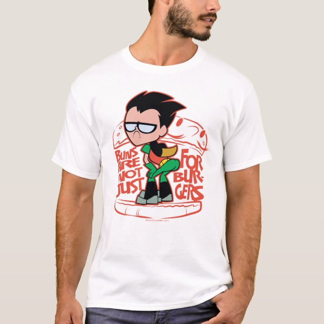 Teen Titans Go! | Robin Booty Scooty Buns T-Shirt (Front)
