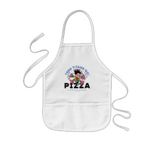 Teen Titans Go! Robin "Truth Justice Pizza" Kids Apron