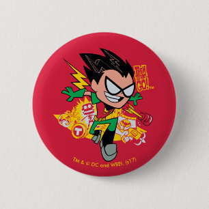 Teen Titans Go! Robin's Arsenal Graphic 6 Cm Round Badge