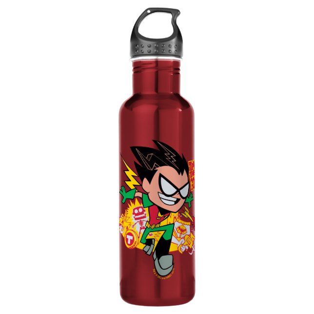 Teen Titans Go! | Robin's Arsenal Graphic 710 Ml Water Bottle (Front)