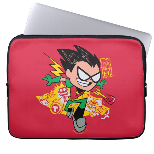 Teen Titans Go! | Robin's Arsenal Graphic Laptop Sleeve (Front)