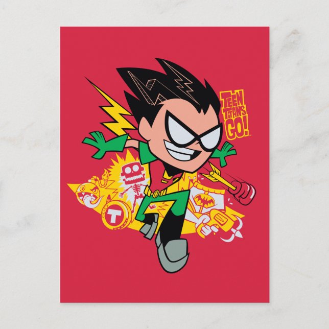 Teen Titans Go! | Robin's Arsenal Graphic Postcard (Front)