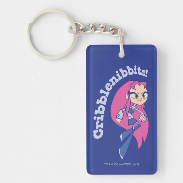Teen Titans Go! | Starfire "Cribblenibbits!" Key Ring (Front)