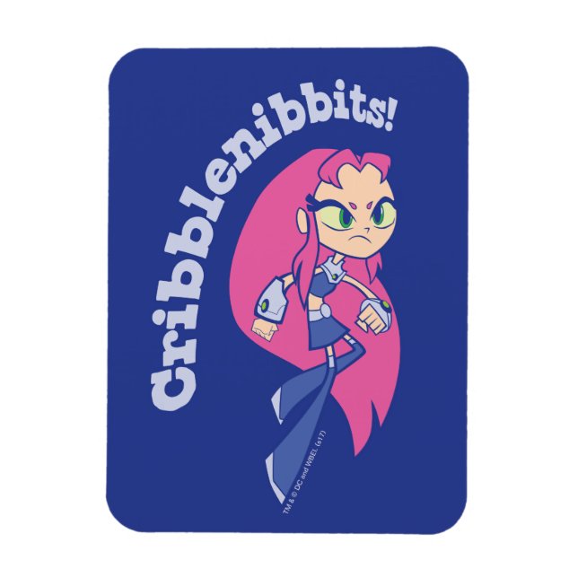 Teen Titans Go! | Starfire "Cribblenibbits!" Magnet (Vertical)