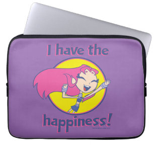 Teen Titans Go! Starfire "I Have The Happiness" Laptop Sleeve