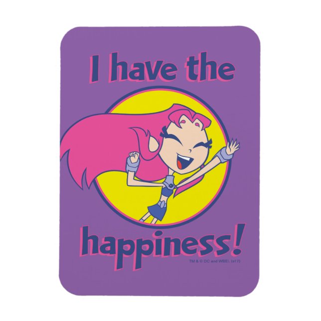 Teen Titans Go! | Starfire "I Have The Happiness" Magnet (Vertical)
