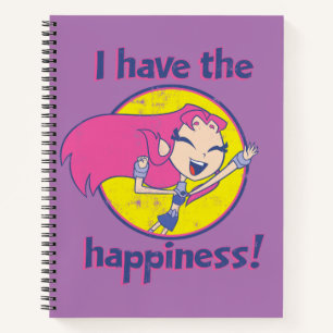 Teen Titans Go!   Starfire "I Have The Happiness" Notebook