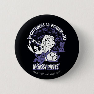 Teen Titans Go!   Starfire & Mr Sassy Pants 6 Cm Round Badge