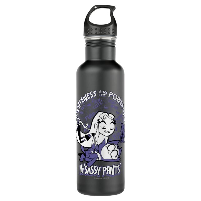 Teen Titans Go! | Starfire & Mr Sassy Pants 710 Ml Water Bottle (Front)
