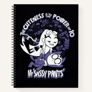 Teen Titans Go!   Starfire & Mr Sassy Pants Notebook