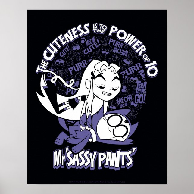 Teen Titans Go! | Starfire & Mr Sassy Pants Poster (Front)