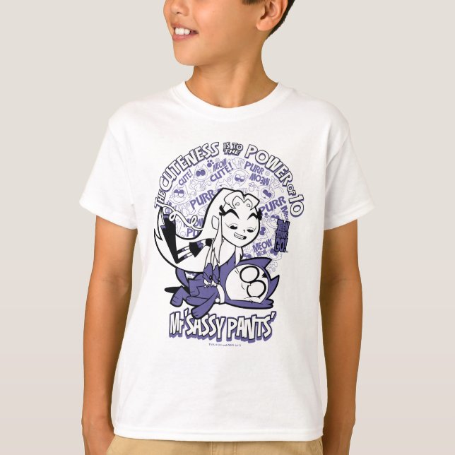 Teen Titans Go! | Starfire & Mr Sassy Pants T-Shirt (Front)