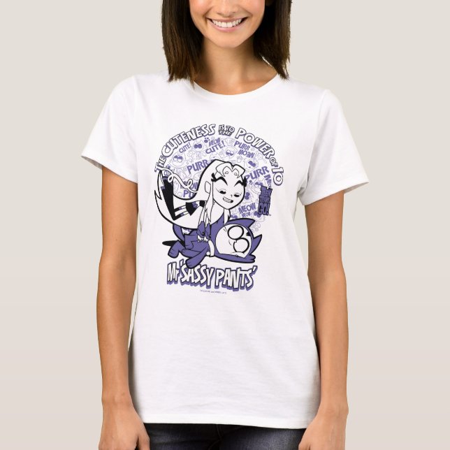 Teen Titans Go! | Starfire & Mr Sassy Pants T-Shirt (Front)
