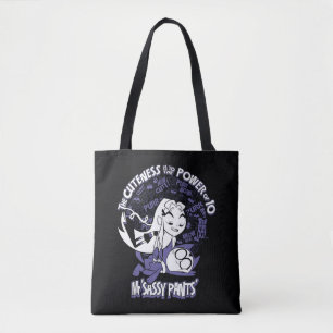 Teen Titans Go!   Starfire & Mr Sassy Pants Tote Bag