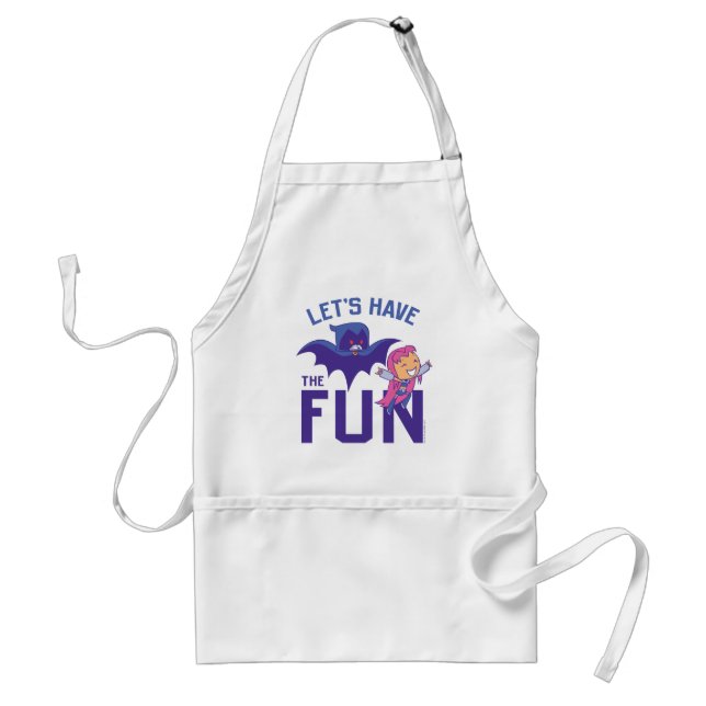 Teen Titans Go! | Starfire & Raven "Have The Fun" Standard Apron (Front)