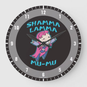 Teen Titans Go!   Starfire "Shamma Lamma Mu-Mu" Large Clock
