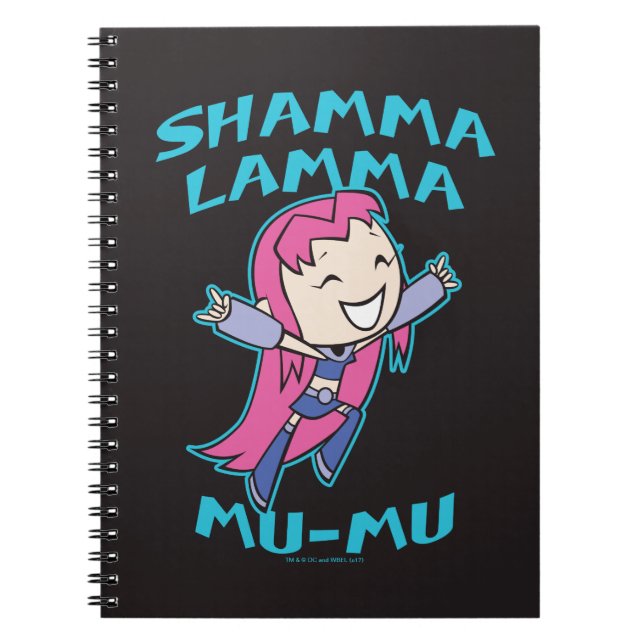 Teen Titans Go! | Starfire "Shamma Lamma Mu-Mu" Notebook (Front)