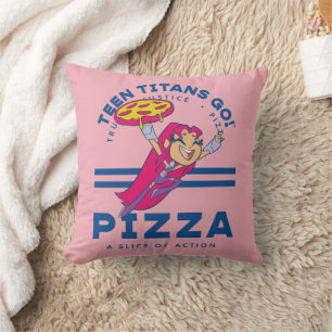 Teen Titans Go! Starfire "Truth Justice Pizza" Cushion