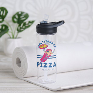 Teen Titans Go! Starfire "Truth Justice Pizza" Water Bottle