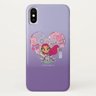 Teen Titans Go!   Starfire's Heart Punch Graphic iPhone X Case