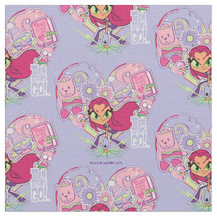 Teen Titans Go!   Starfire's Heart Punch Graphic Fabric