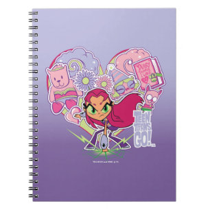 Teen Titans Go!   Starfire's Heart Punch Graphic Notebook