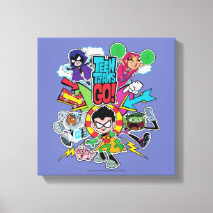 Teen Titans Go!   Team Arrow Graphic Canvas Print