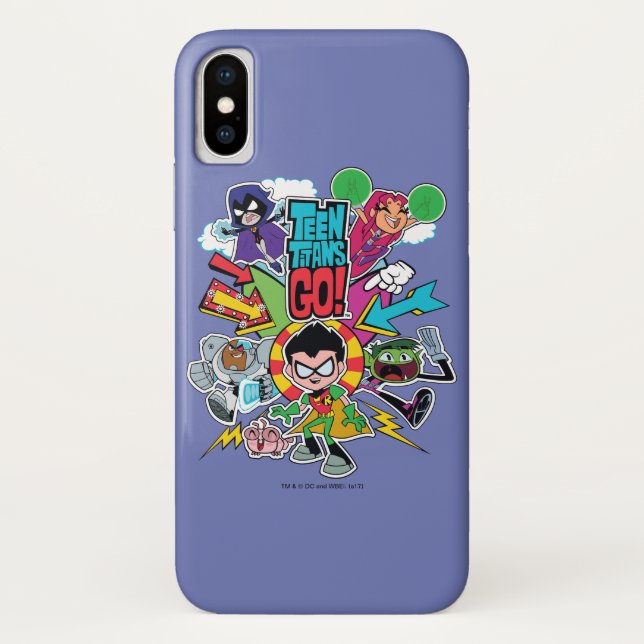 Teen Titans Go! | Team Arrow Graphic Case-Mate iPhone Case (Back)