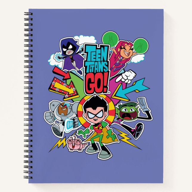Teen Titans Go! | Team Arrow Graphic Notebook (Front)
