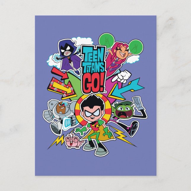 Teen Titans Go! | Team Arrow Graphic Postcard (Front)
