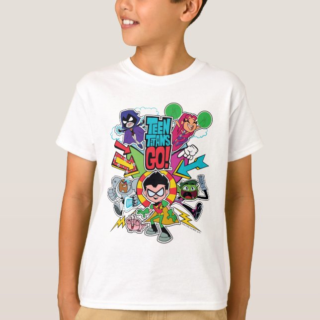 Teen Titans Go! | Team Arrow Graphic T-Shirt (Front)