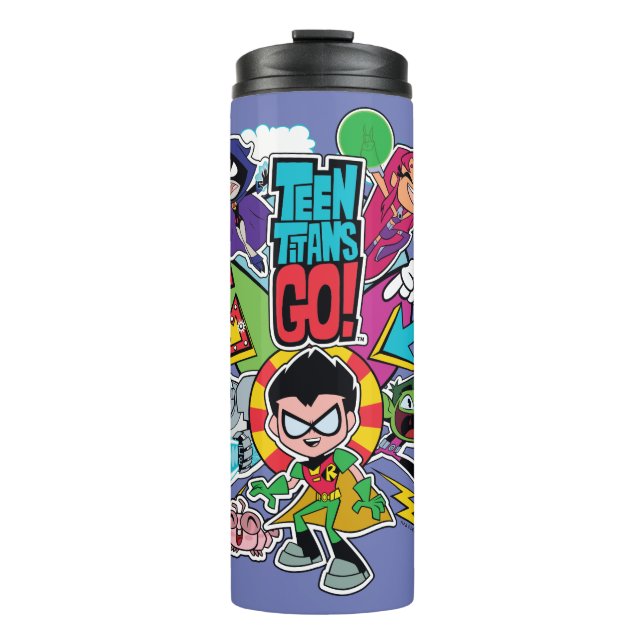 Teen Titans Go! | Team Arrow Graphic Thermal Tumbler (Front)