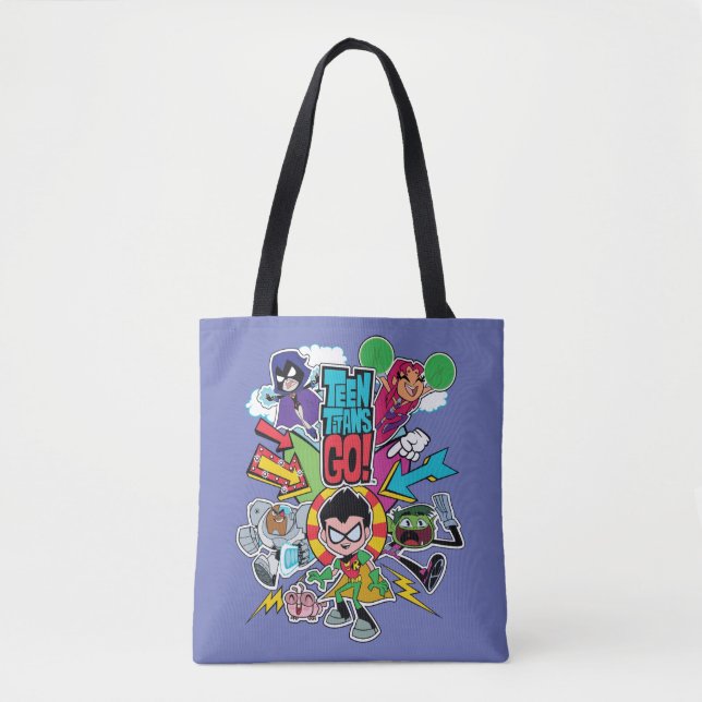Teen Titans Go! | Team Arrow Graphic Tote Bag (Front)