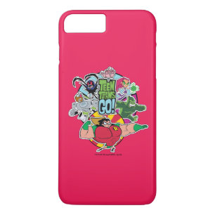 Teen Titans Go! Team Group Graphic iPhone 8 Plus/7 Plus Case