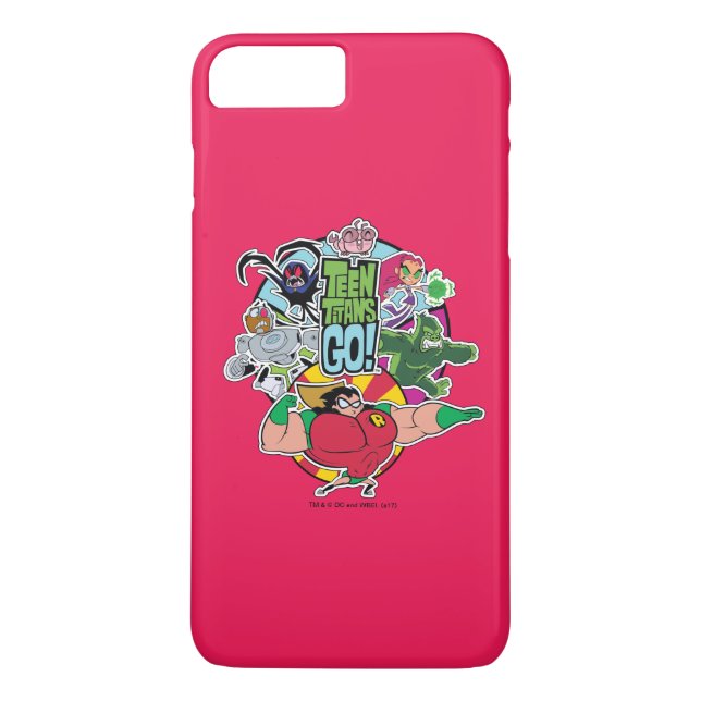 Teen Titans Go! | Team Group Graphic Case-Mate iPhone Case (Back)