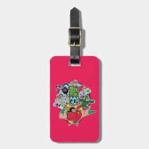 Teen Titans Go!   Team Group Graphic Luggage Tag