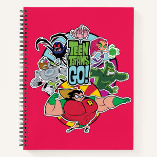 Teen Titans Go!   Team Group Graphic Notebook