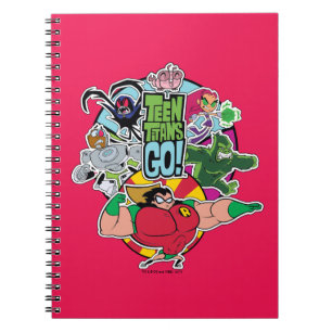 Teen Titans Go!   Team Group Graphic Notebook