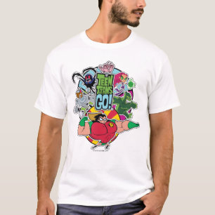 Teen Titans Go! Team Group Graphic T-Shirt