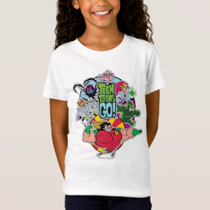 Teen Titans Go! Team Group Graphic T-Shirt