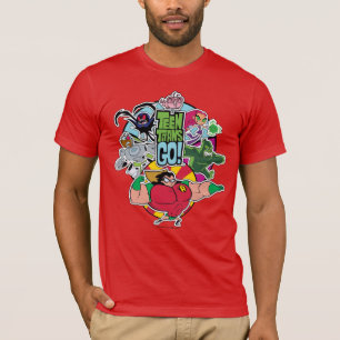 Teen Titans Go! Team Group Graphic T-Shirt
