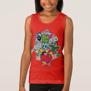 Teen Titans Go! Team Group Graphic T-Shirt