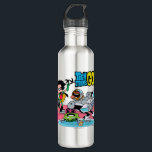 Teen Titans Go! | Tentacled Monster Approaches 710 Ml Water Bottle<br><div class="desc">The Teen Titans are chilling at home around the couch,  completely unaware of the giant tentacled monster approaching! Get this hilarious Teen Titans Go! graphic on a shirt,  tote bag,  or any of your favourite Zazzle products in this store!</div>